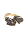 Bague "Amour de Panthères" Or et Diamants