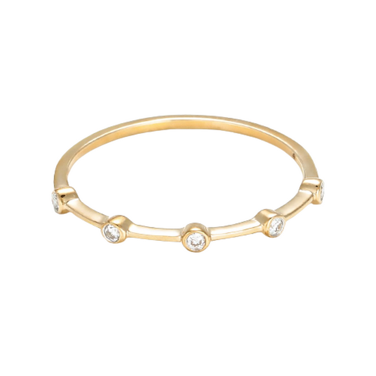 Bague " Domitille" Or jaune et Diamant