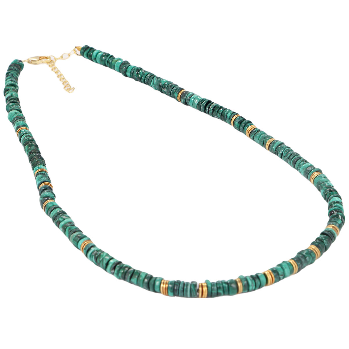 Collier "Atlacoya"Malachite Collier "Inga" Malachite