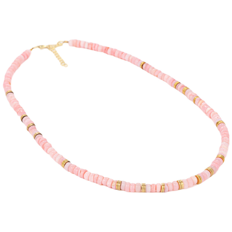 Collier  Atlacoya  Opale rose