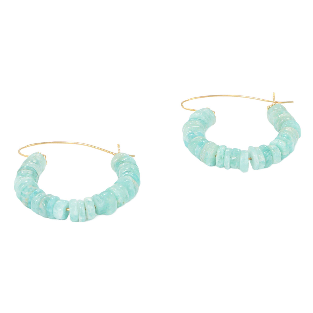 Boucle d'oreilles "Citlalli" Amazonite Boucle d'oreilles "Quinina" Amazonite