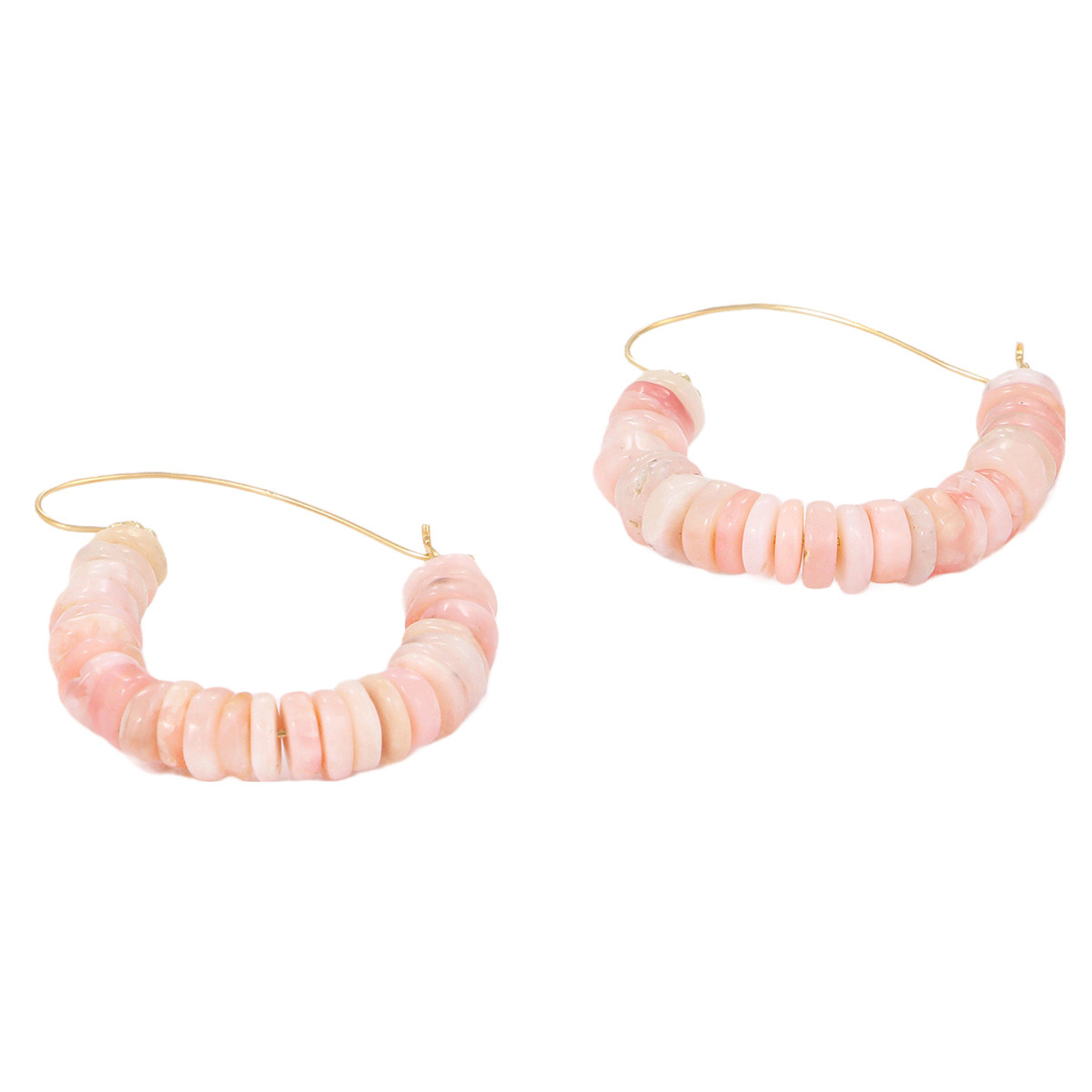 Boucles d'oreilles "Citlalli" Opale rose Boucle d'oreilles "Quinina" Pink Opal