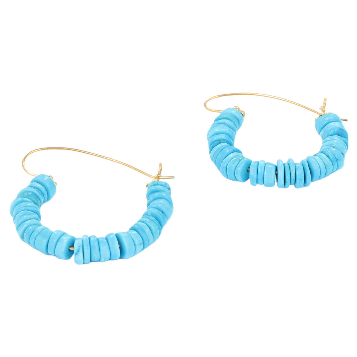 Boucles d'oreilles "Citlalli" Turquoise Boucle d'oreilles "Quinina" Turquoise