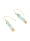 Boucles d'oreilles "Quetzal" Amazonite