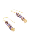Boucles d'oreilles "Quetzal" Chorite