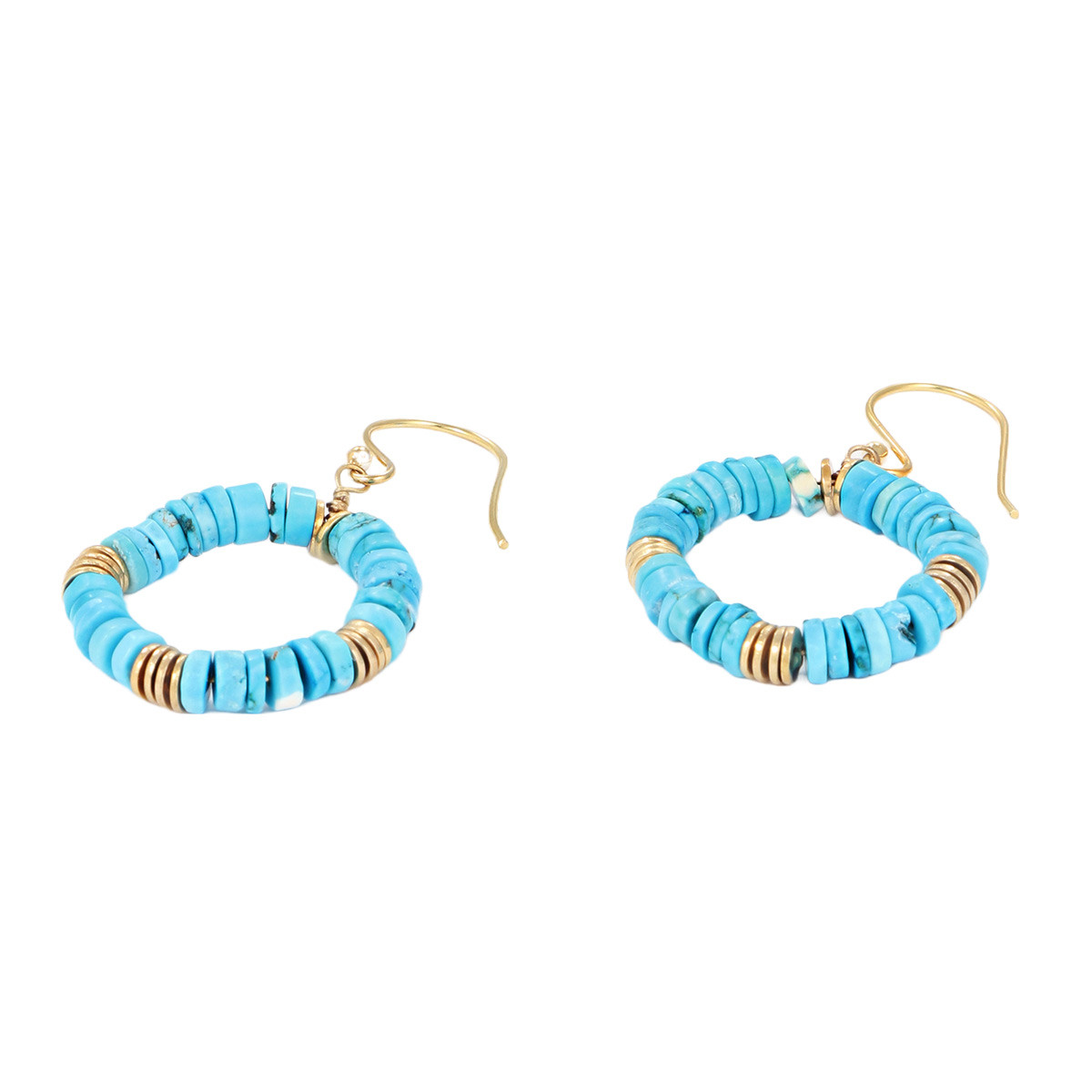 Boucles d'oreilles "Zaniyah" Turquoise Boucle d'oreilles "Toronja" Turquoise