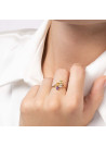 Bague "Bornéo" Or jaune