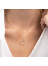 Pendentif "Coeur Oriental " Or et Diamants
