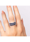 Bague "Salma Saphir" Or et Diamants