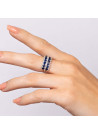 Bague "Salma Saphir" Or et Diamants