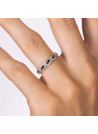 Bague "Saly Saphir" Or jaune et Diamants