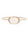Bague 'Adélie' Nacre blanche