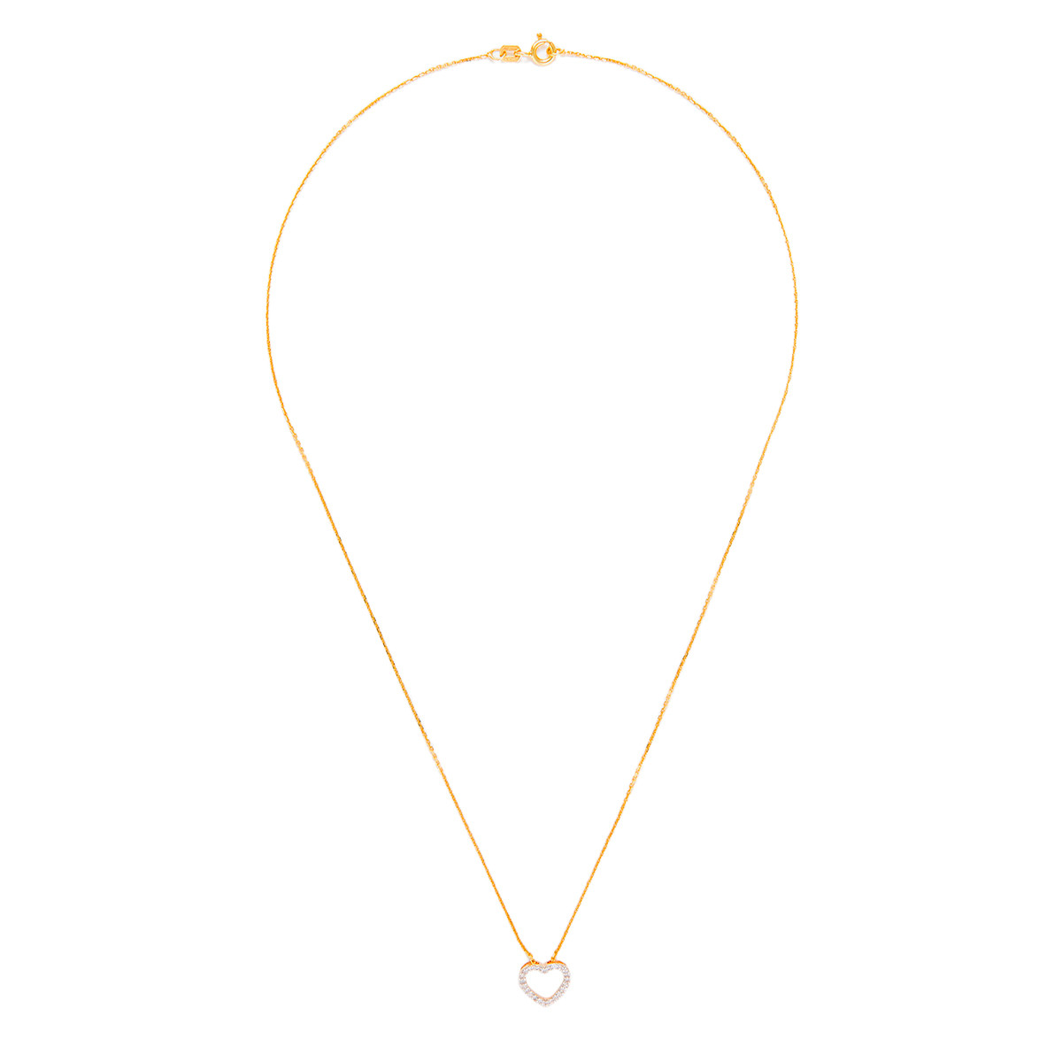 Pendentif "Joli Coeur PM"Or et Diamants Pendentif "Mon Chéri" Or jaune et Diamant