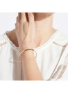 "MA TATA C'EST LA MEILLEURE" bracelet jonc doré à message