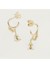 PDPAOLA Boucles d'oreilles - Breeze Gold - en argent doré