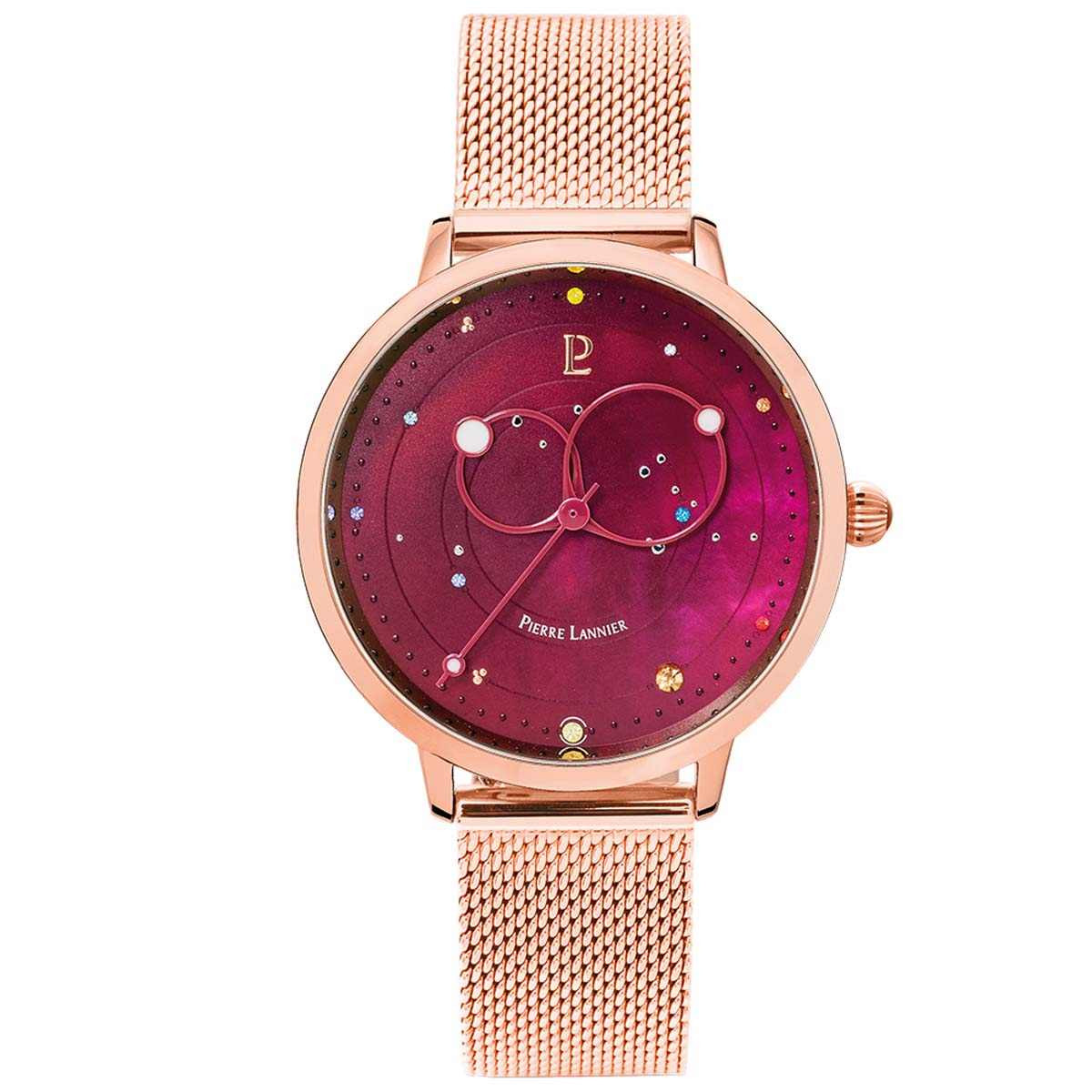 Montre Pierre Lannier Theia Femme Framboise - 019L958