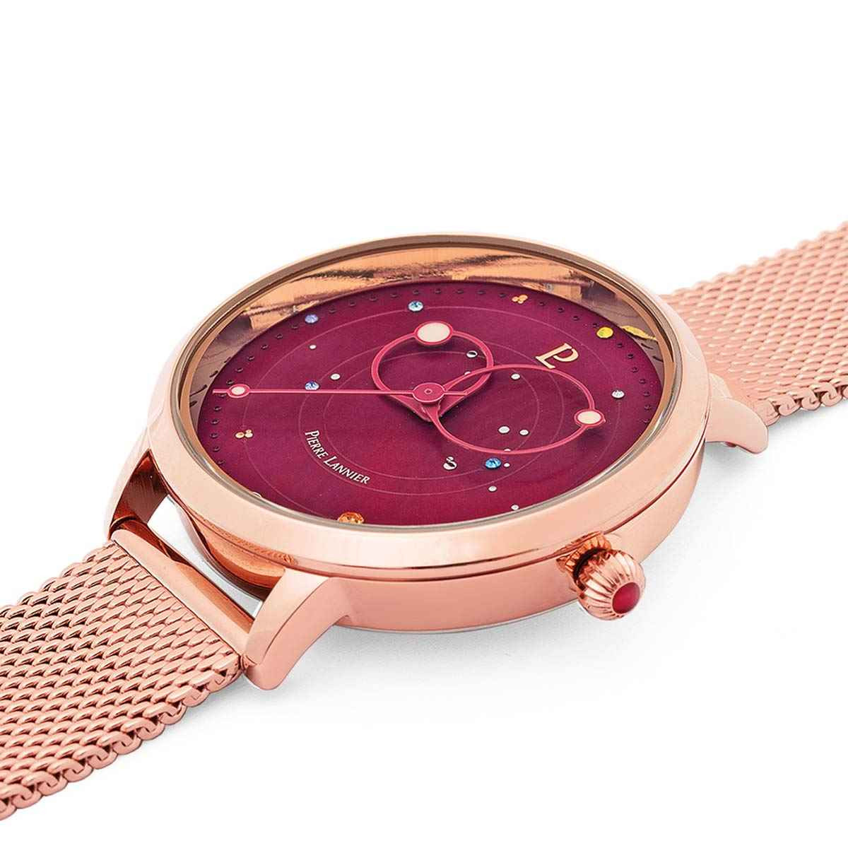 Montre Pierre Lannier Theia Femme Framboise - 019L958