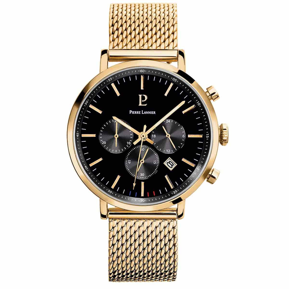 Montre Pierre Lannier Baron Homme Noir - 222G032 Montre Pierre Lannier Baron Homme Noir - 222G032