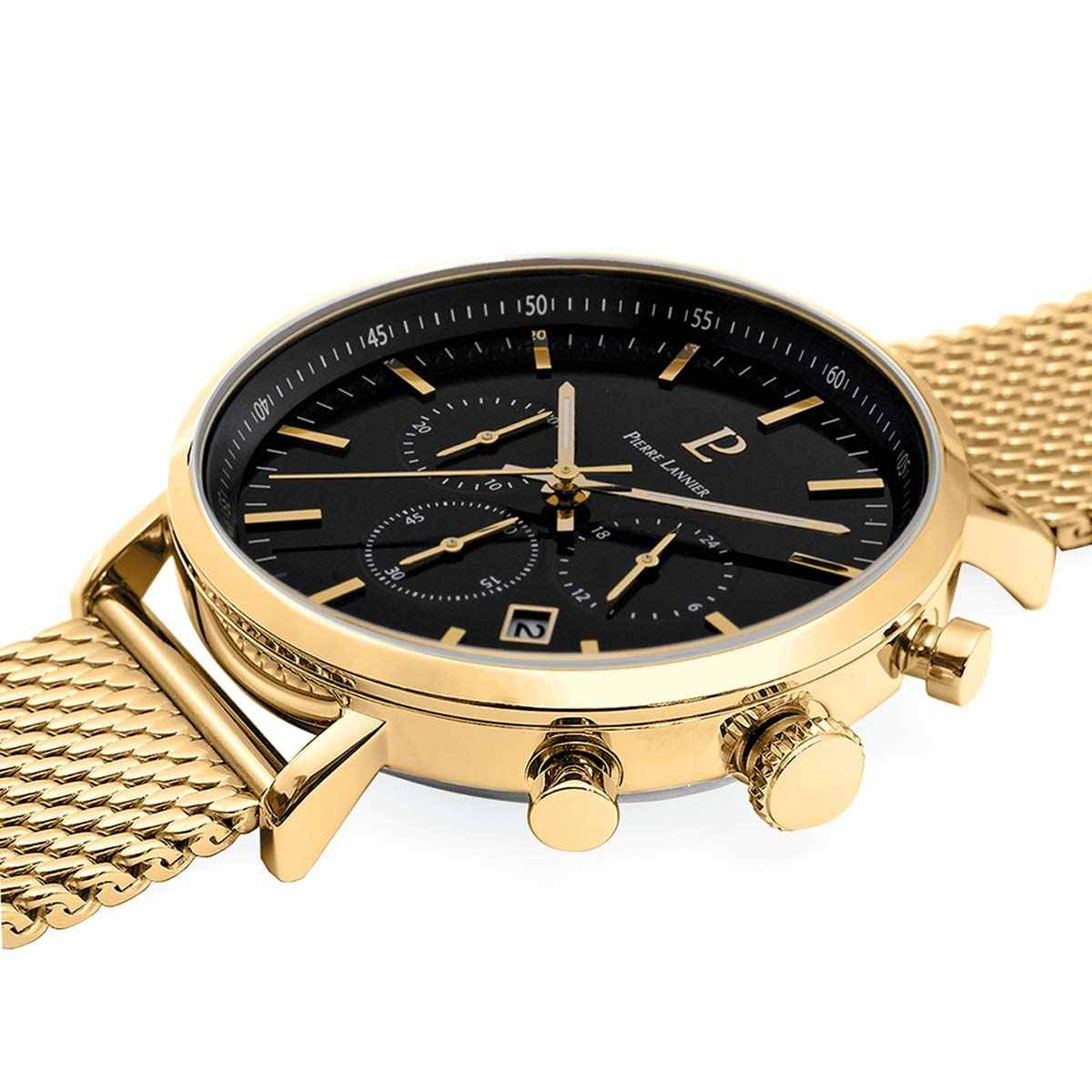 Montre Pierre Lannier Baron Homme Noir - 222G032 Montre Pierre Lannier Baron Homme Noir - 222G032