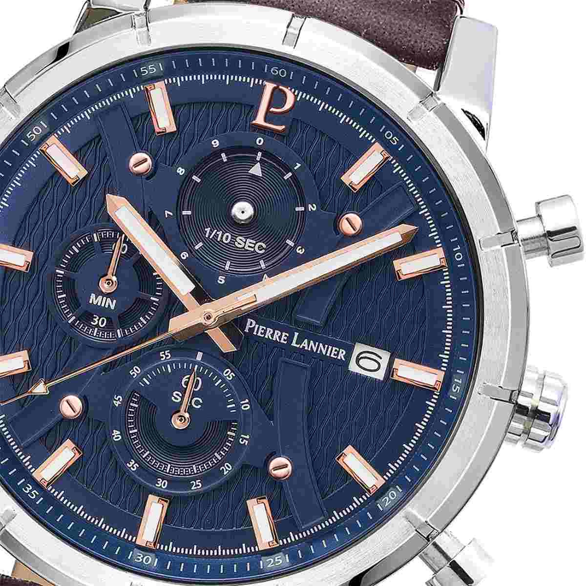 Montre Pierre Lannier Criterium Homme Bleu - 223G164