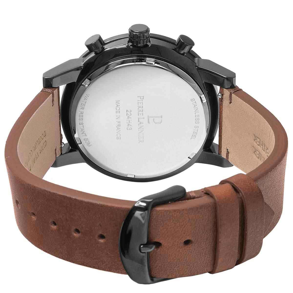 Montre Pierre Lannier Criterium Homme Noir - 224H434 Montre Pierre Lannier Criterium Homme Noir - 224H434