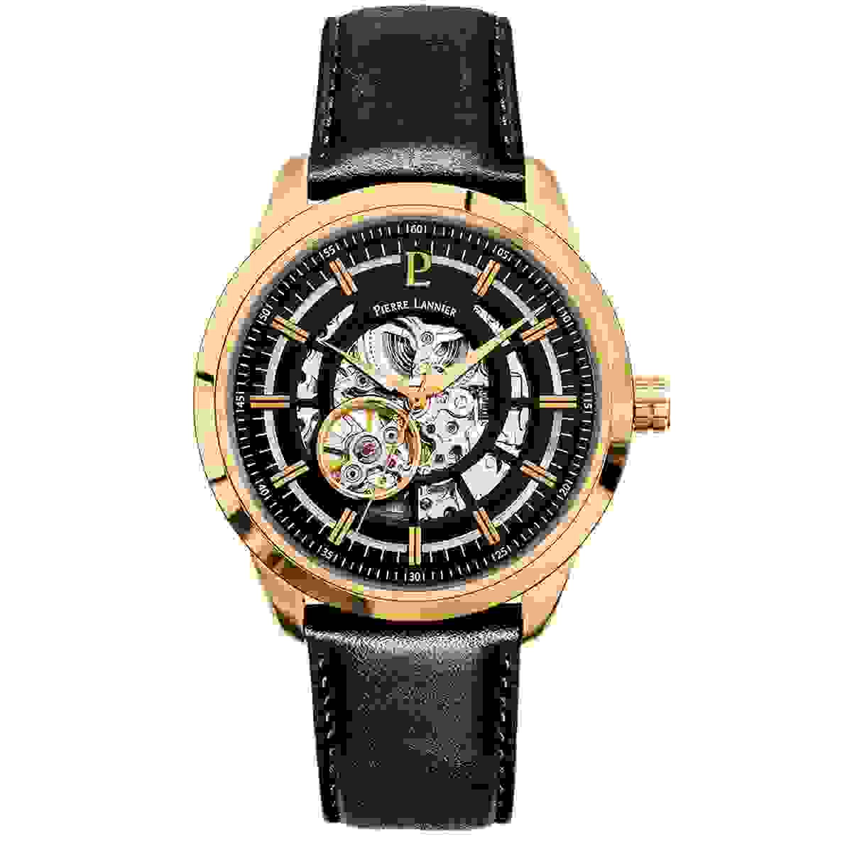 Montre Pierre Lannier Automatic Homme Noir - 326C033 Montre Pierre Lannier Automatic Homme Noir - 326C033