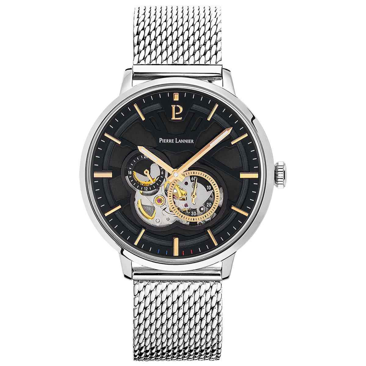 Montre Pierre Lannier Trio Homme Noir - 334B131 Montre Pierre Lannier Trio Homme Noir - 334B131