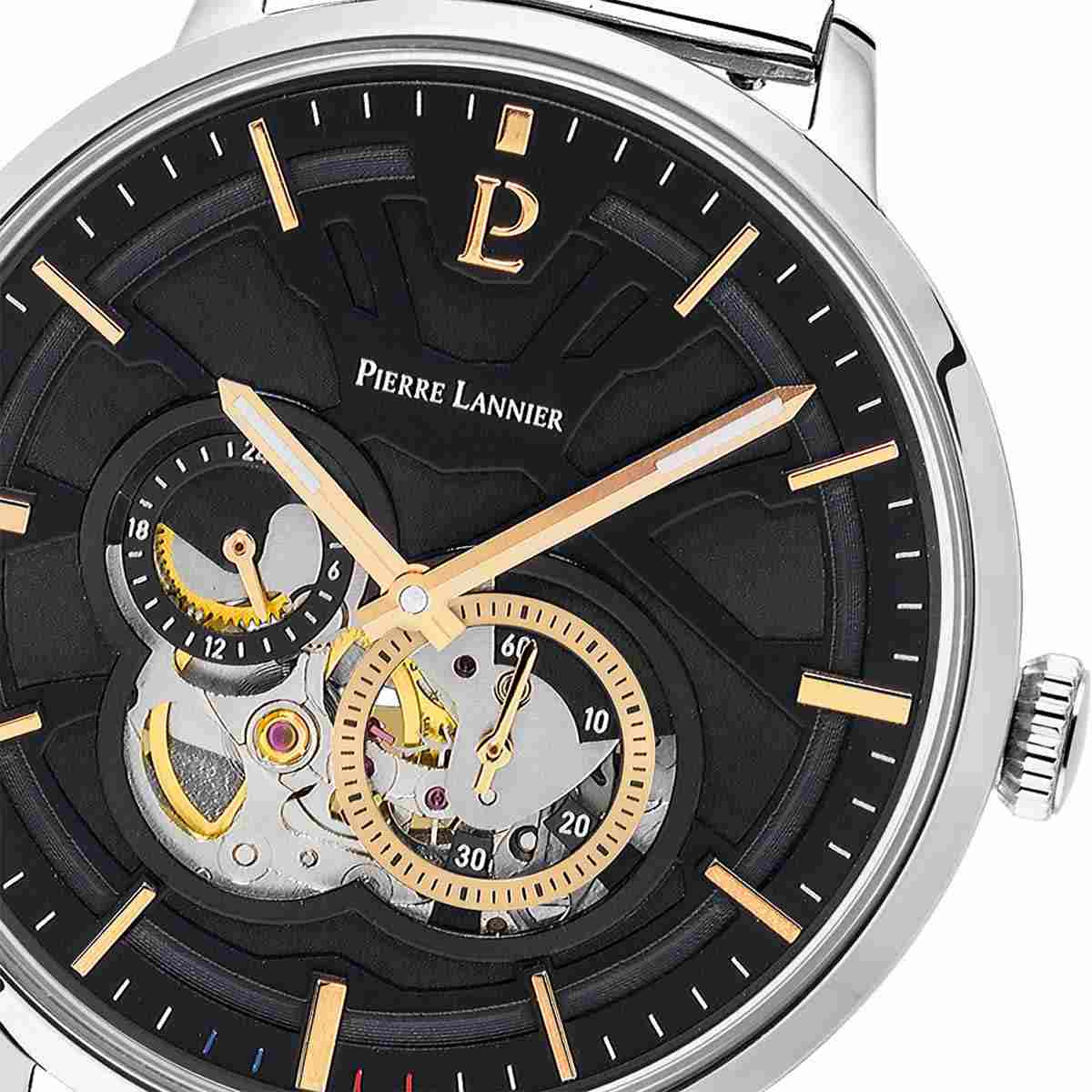 Montre Pierre Lannier Trio Homme Noir - 334B131 Montre Pierre Lannier Trio Homme Noir - 334B131
