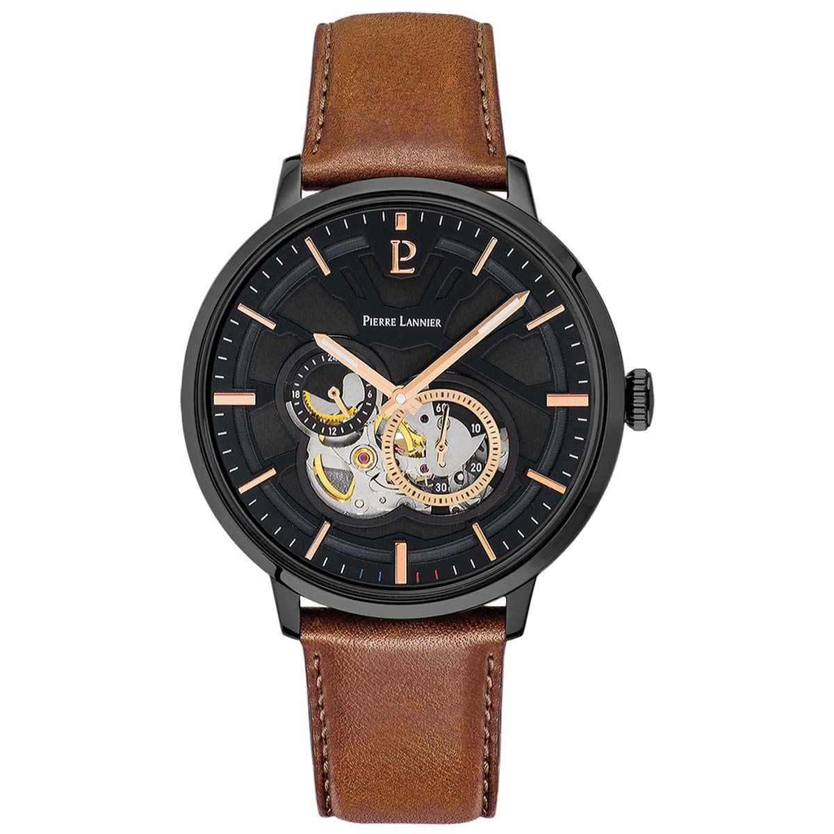 Montre Pierre Lannier Trio Homme Noir - 335B434