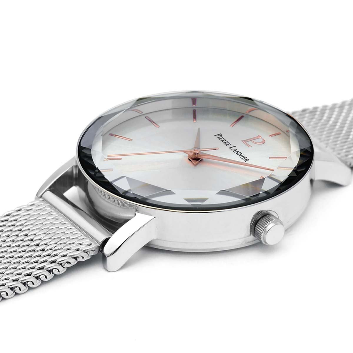 Montre Pierre Lannier Multiples Femme Argenté - 350J621 Coffret Montre et bracelet Pierre Lannier Multiples Femme Argenté - 350J621