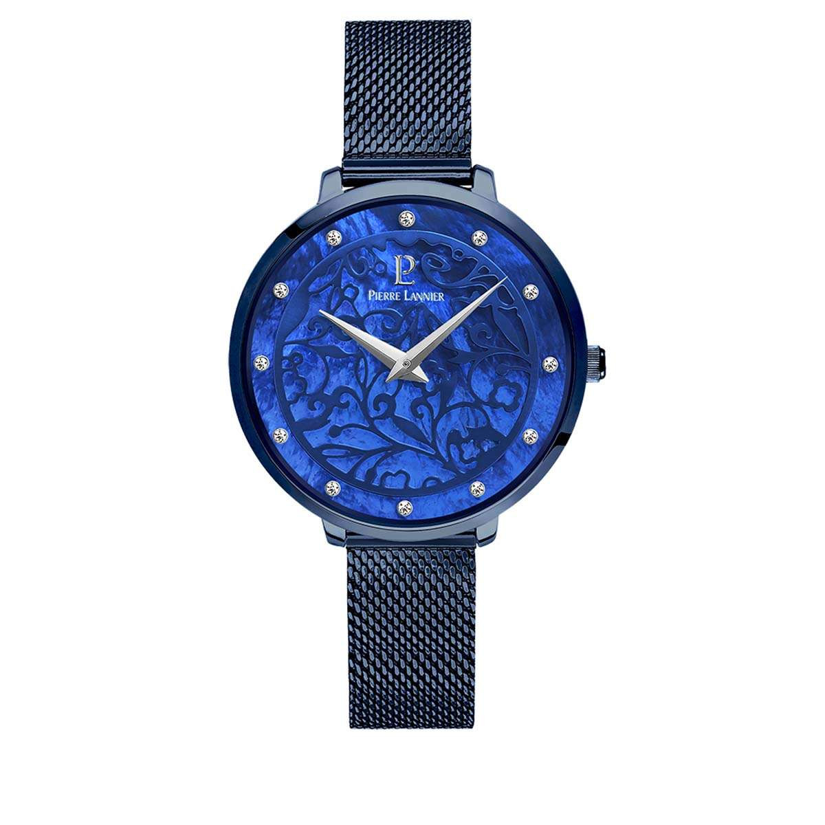 Montre Pierre Lannier Eolia Femme Bleu - 355F869 Coffret Montre et Bracelet Pierre Lannier Eolia Femme Bleu - 355F869