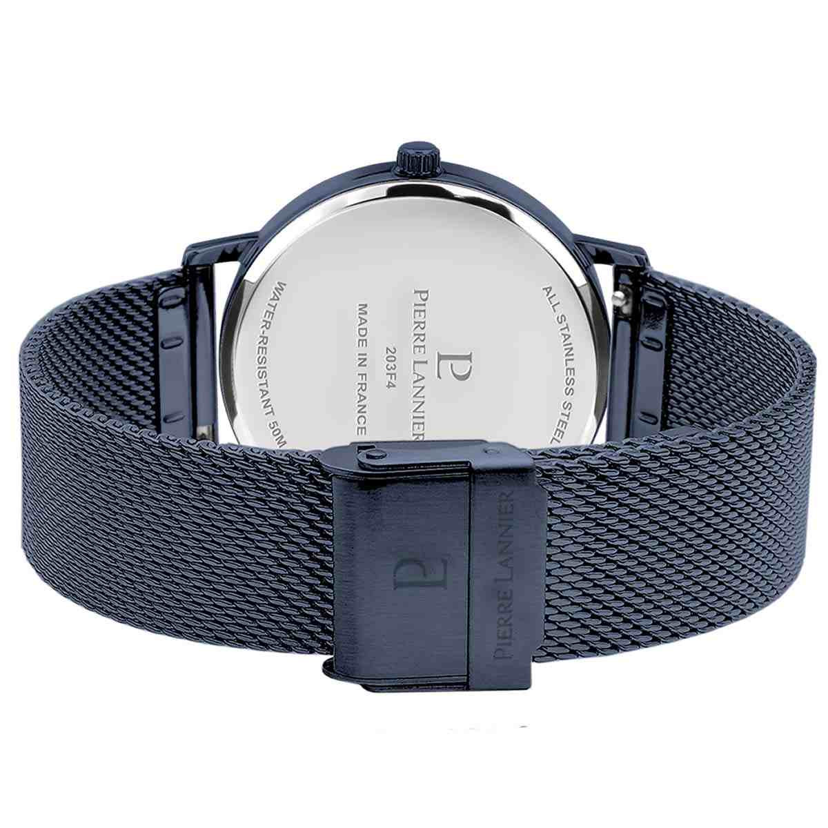 Montre Pierre Lannier Cityline Homme Bleu - 378B466 Coffret Montre et Bracelet Pierre Lannier Cityline Homme Bleu - 378B466