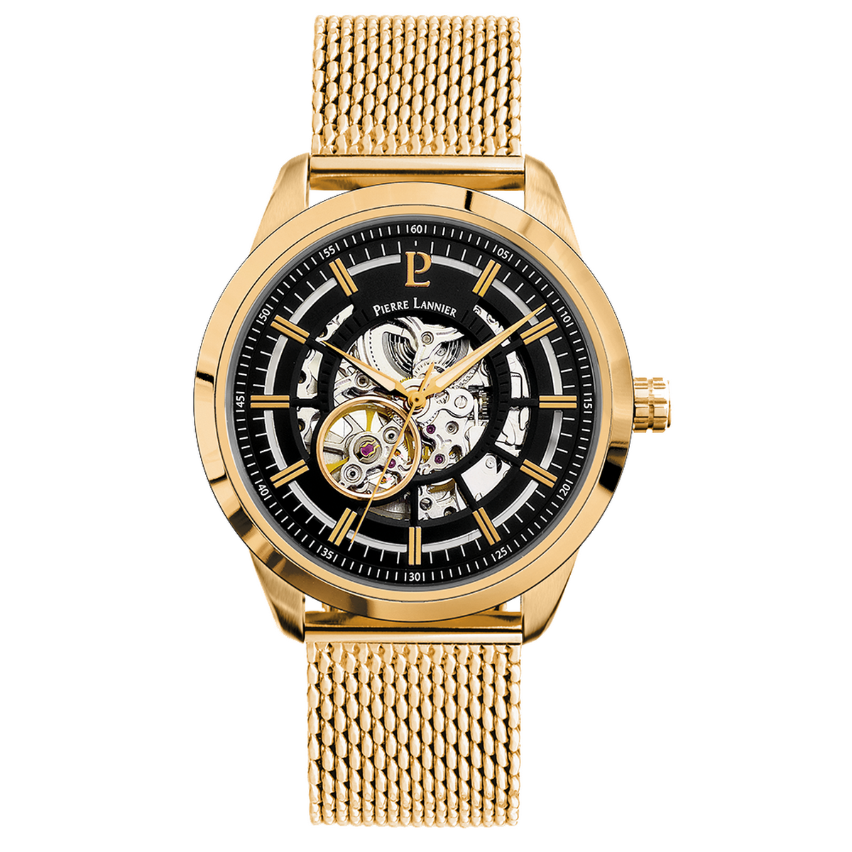 Montre Pierre Lannier Automatic Homme Noir - 326C032 Montre Pierre Lannier Automatic Homme Noir - 326C032