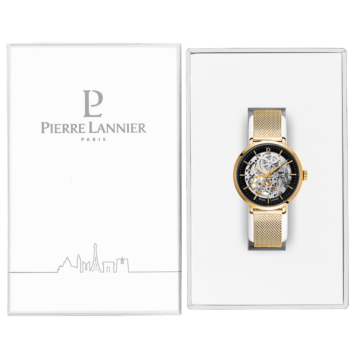 Montre Pierre Lannier Automatic Femme Noir - 309D538 Montre Pierre Lannier Automatic Femme Noir - 309D538