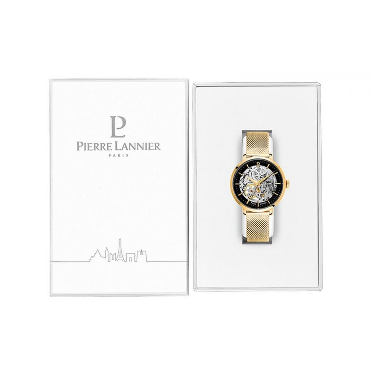 Montre Pierre Lannier Automatic Femme Noir - 305D538 Montre Pierre Lannier Automatic Femme Noir - 305D538