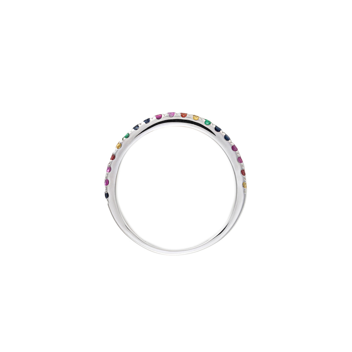 Bague "Colorful love" Or et Diamants Bague "Douceur Majestueuse" Or blanc et Saphir