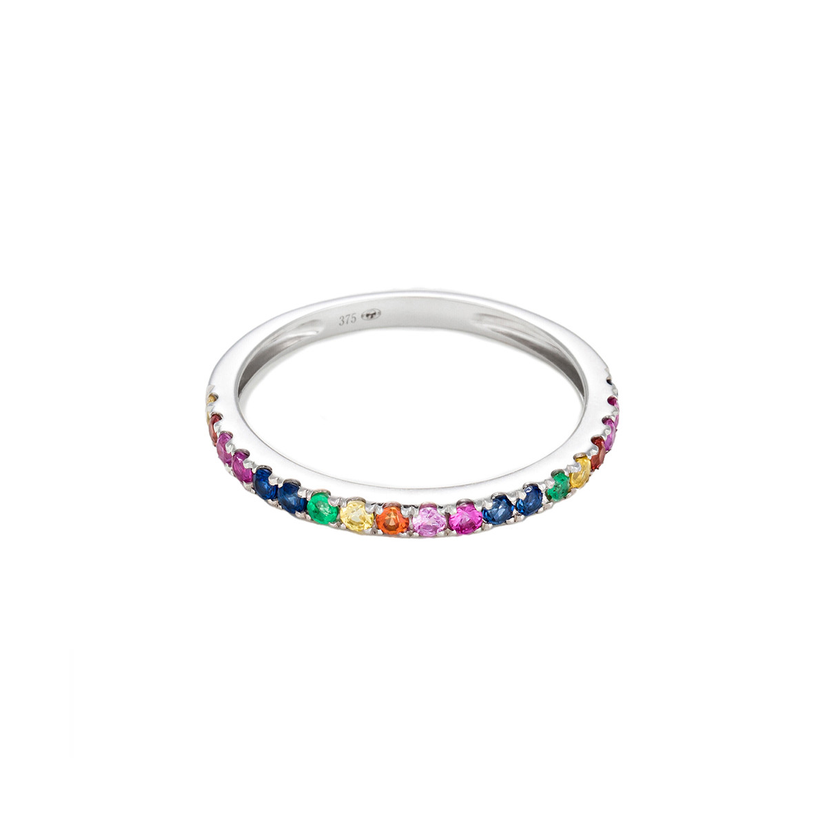 Bague "Colorful love" Or et Diamants Bague "Douceur Majestueuse" Or blanc et Saphir