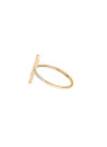 Bague "Parallèle asymétrique" Or et Diamants