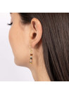 Boucles d'oreilles "Quetzal" Multi Tourmaline