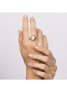 Bague "Coatlicue Pink Opale" Argent 925