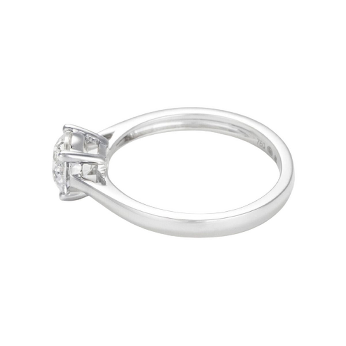 Bague "Solitaire Impérial Or et Diamants Bague "Attachement Sacré" Or blanc et Diamant