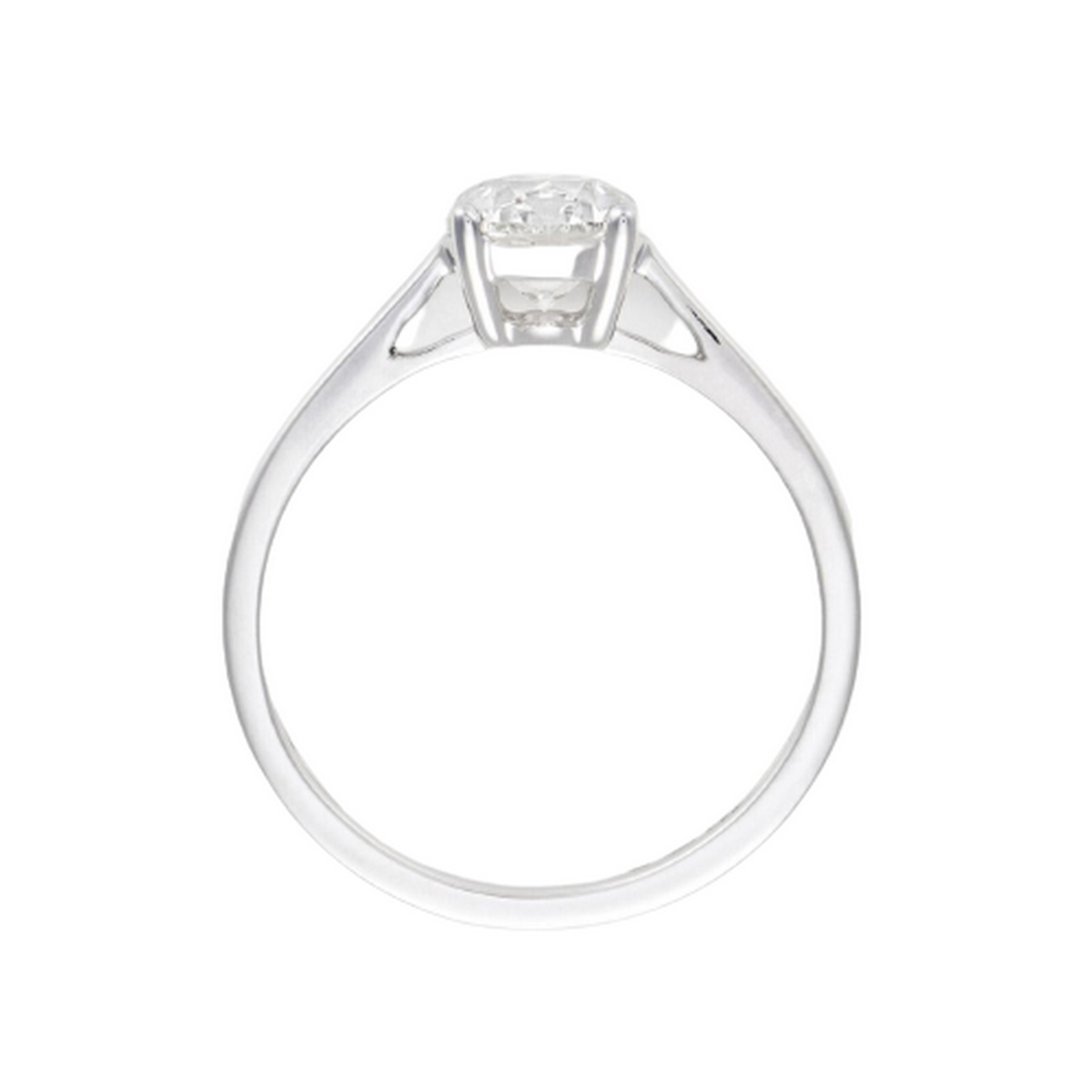 Bague "Solitaire Impérial Or et Diamants Bague "Attachement Sacré" Or blanc et Diamant