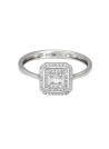 Bague "Miroir" Or et Diamants