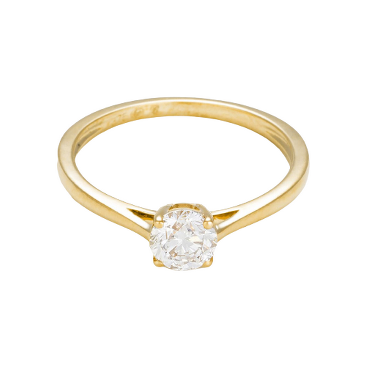 Bague "Attachement Sacré" Or jaune et Diamant