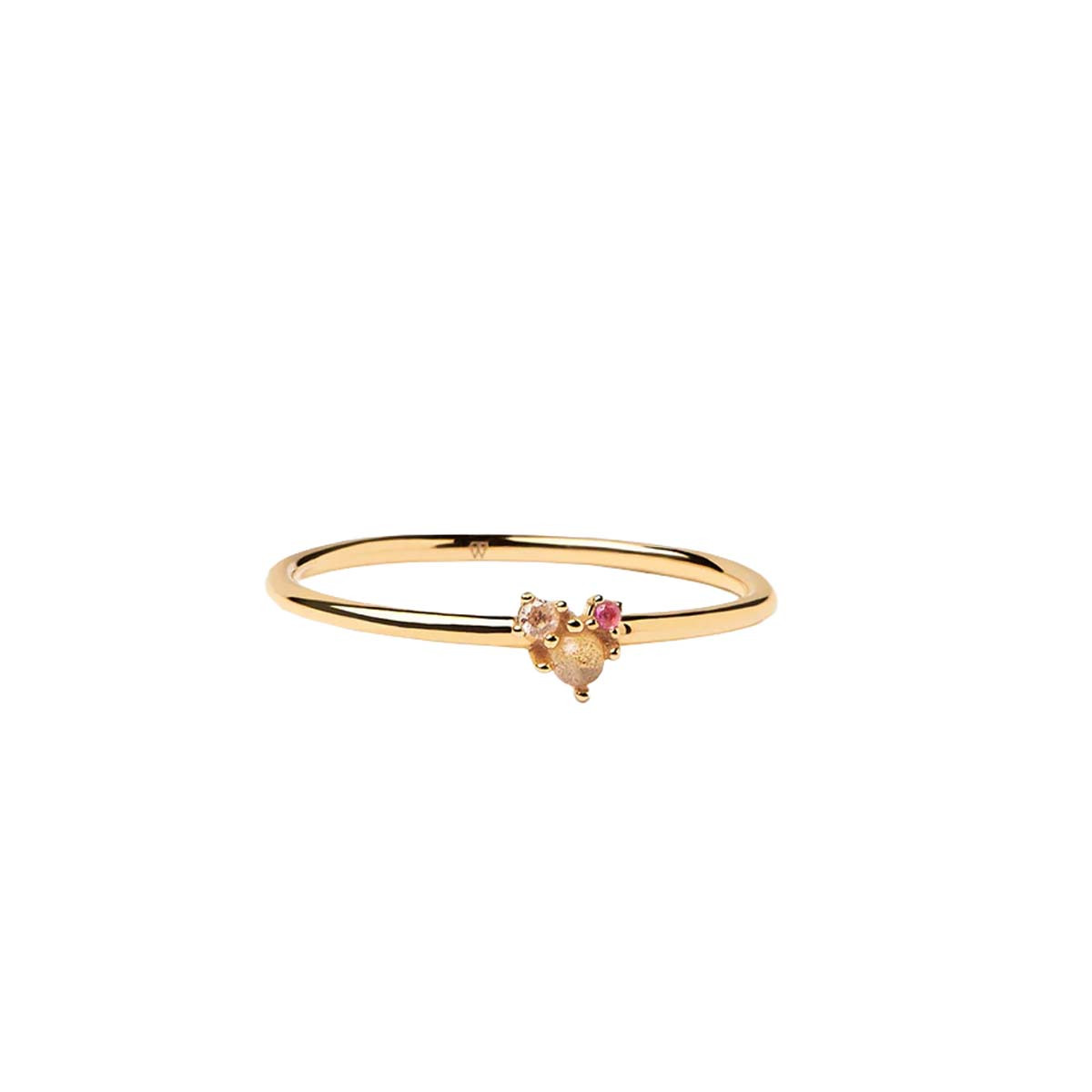 PDPAOLA Bague - Rosé Blush - en argent plaqué or - AN01-192