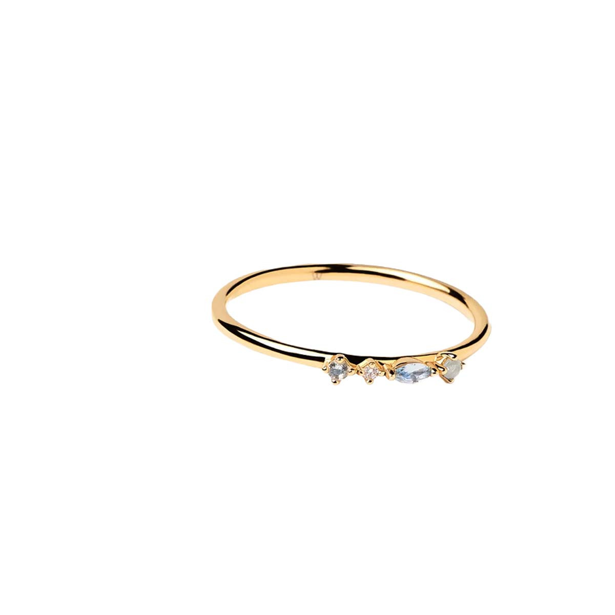 PDPAOLA Bague - Atelier - en argent doré PDPAOLA Bague - Midnight Blue - en argent plaqué or - AN01-193
