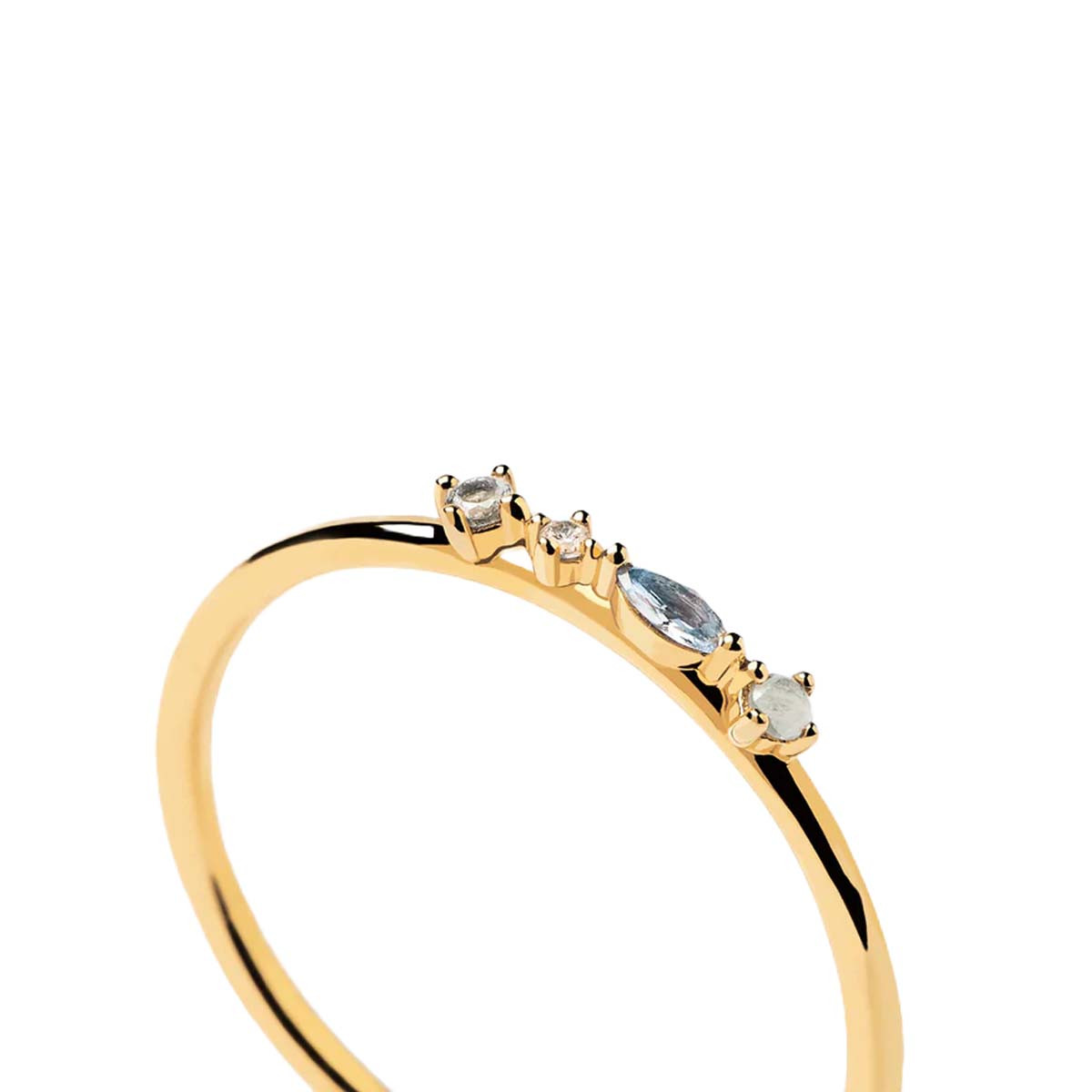 PDPAOLA Bague - Atelier - en argent doré PDPAOLA Bague - Midnight Blue - en argent plaqué or - AN01-193