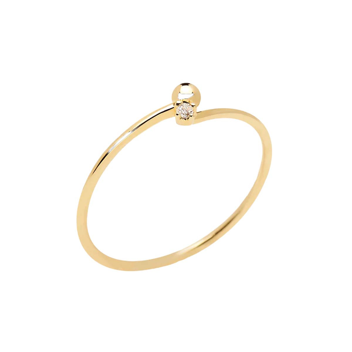 PDPAOLA Bague - Essentia - en argent plaqué or - AN01-130