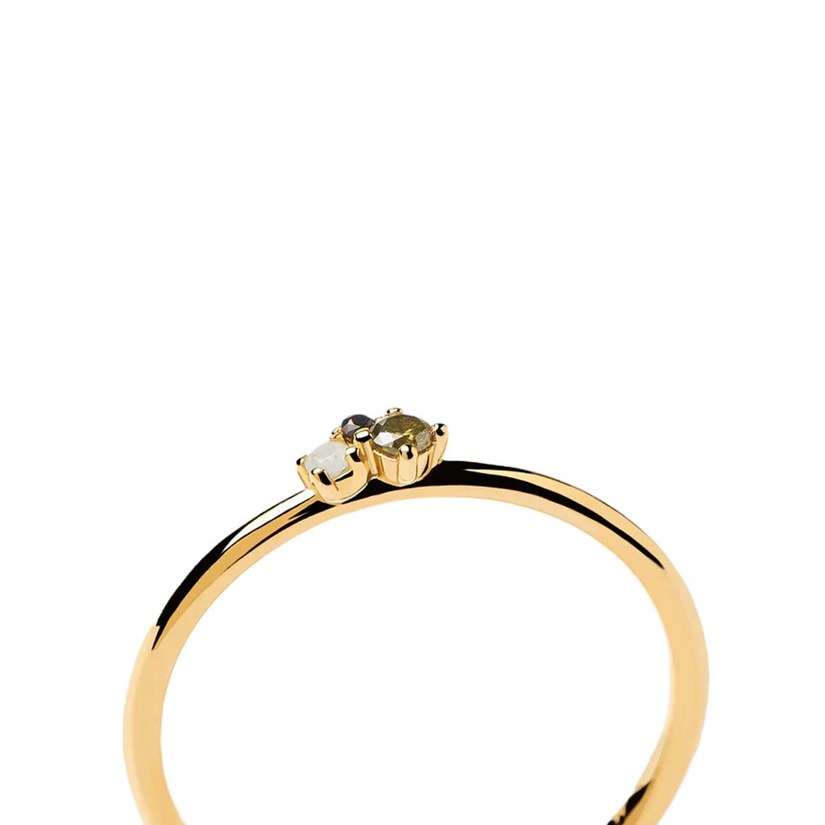 PDPAOLA Bague - Atelier - en argent doré PDPAOLA Bague - Lime Blush - en argent plaqué or - AN01-194