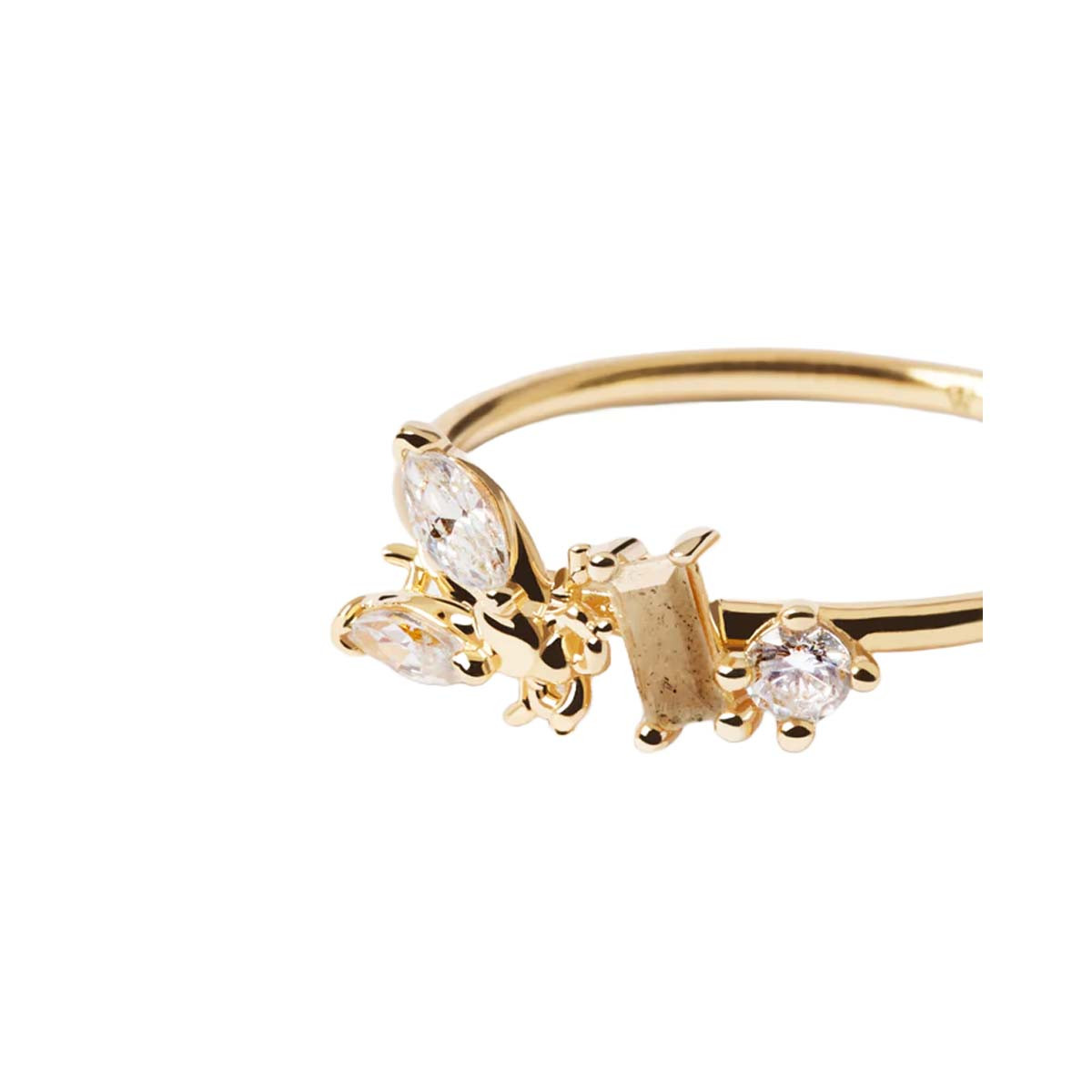 PDPAOLA Bague - Revery - en argent plaqué or - AN01-219